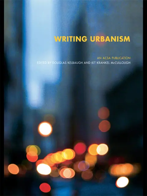Cover of Writing Urbanism