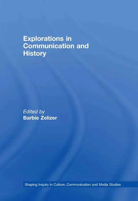 Cover of Explorations in Communication and History