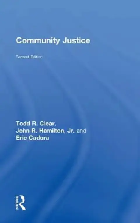 Cover of Community Justice