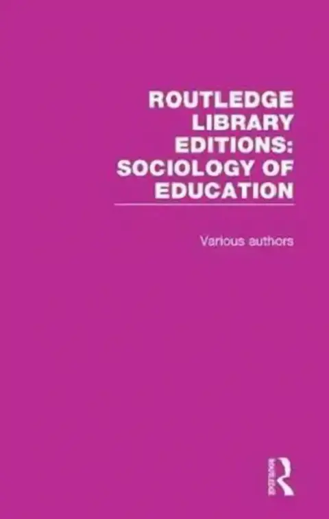Cover of Sociology of Education