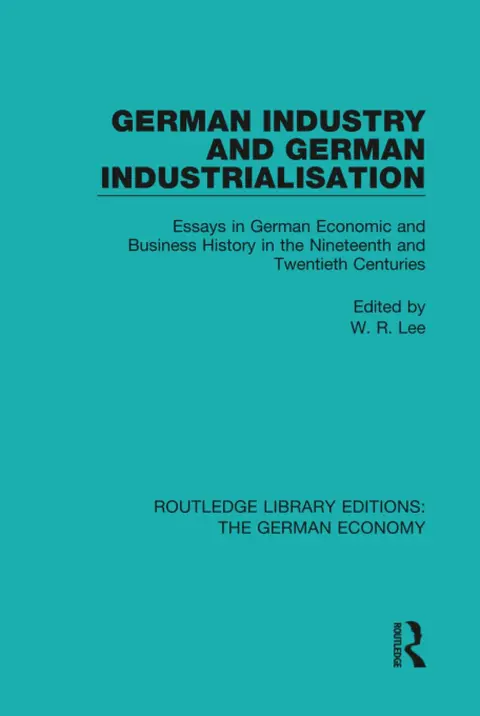 Cover of German Industry and German Industrialisation