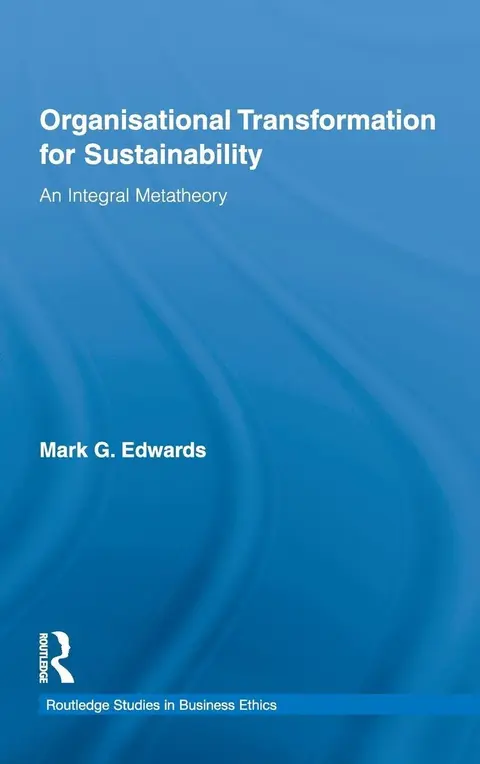 Cover of Organizational Transformation for Sustainability