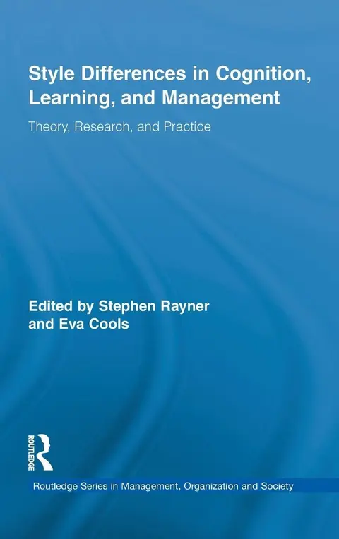 Cover of Style Differences in Cognition, Learning, and Management
