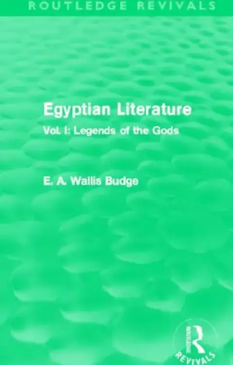 Cover of Egyptian Literature (Routledge Revivals)