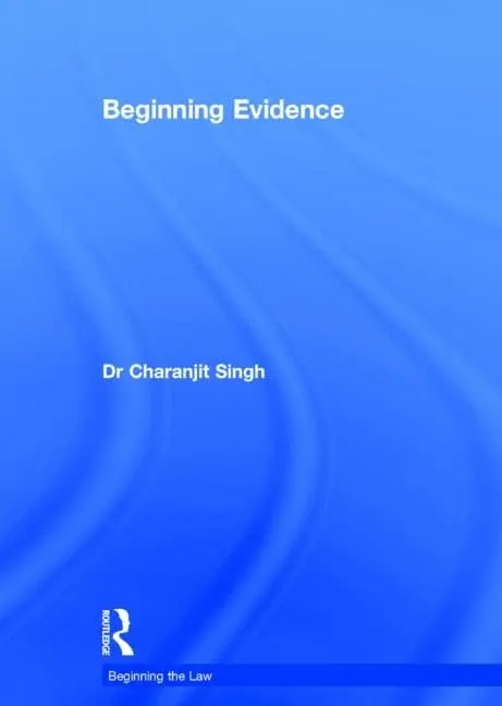 Cover of Beginning Evidence