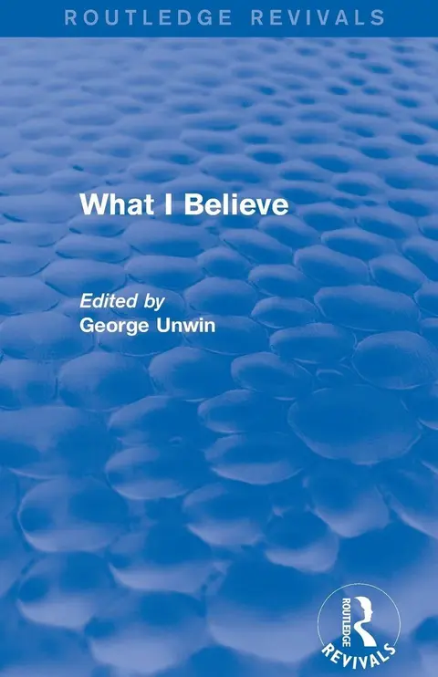 Cover of What I Believe