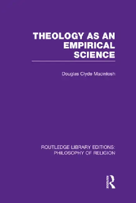 Cover of Theology as an Empirical Science