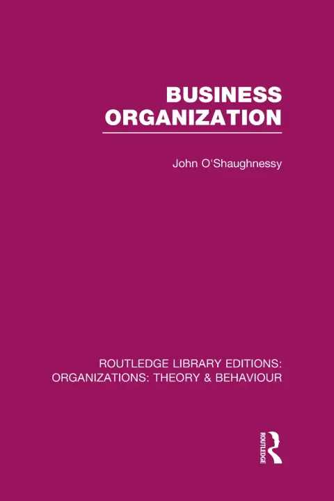 Cover of Business Organization