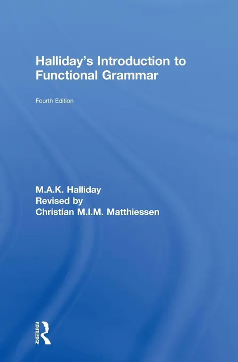 Cover of Halliday's Introduction to Functional Grammar