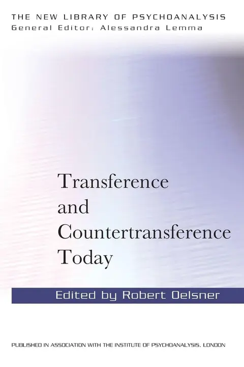 Cover of Transference and Countertransference Today