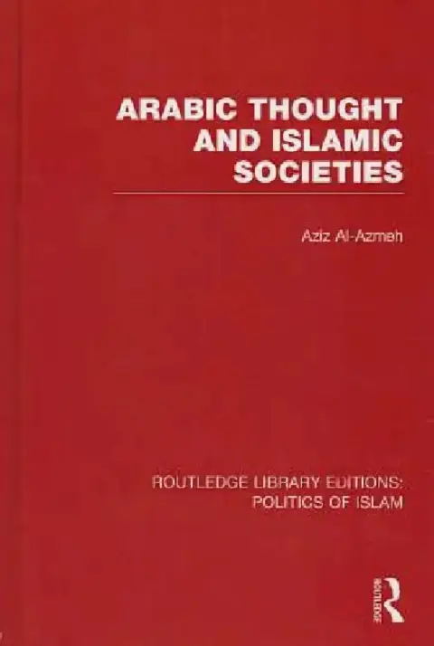 Cover of Arabic Thought and Islamic Societies