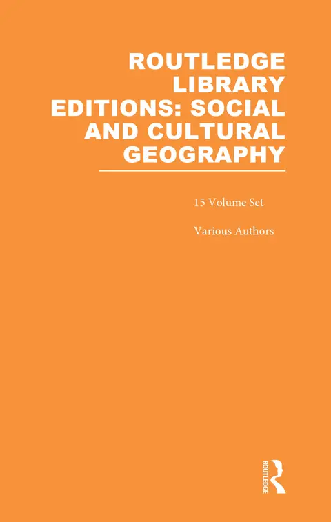 Cover of Routledge Library Editions