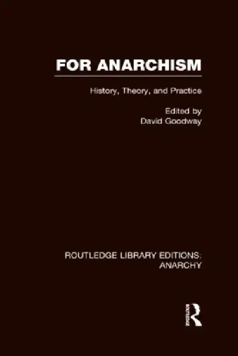 Cover of For Anarchism (Rle Anarchy)