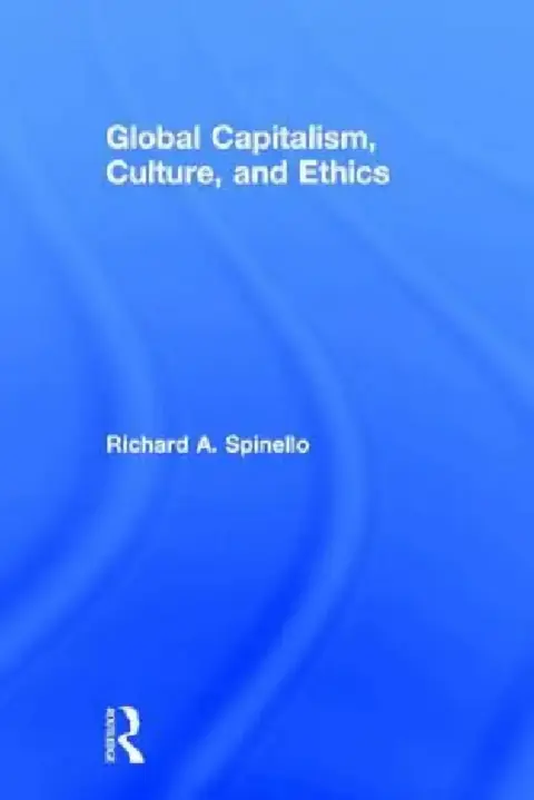 Cover of Global Capitalism, Culture, and Ethics