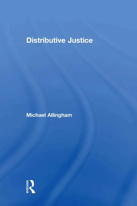 Cover of Distributive Justice