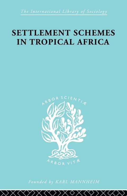 Cover of Sett Scheme Trop Africa Ils 70