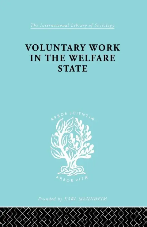Cover of Volunt Work&welf State Ils 197