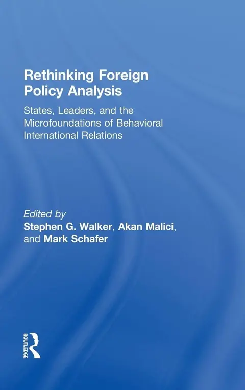 Cover of Rethinking Foreign Policy Analysis