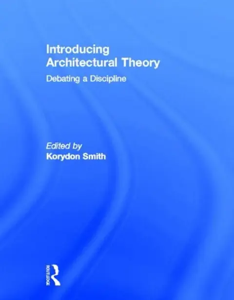Cover of Introducing Architectural Theory