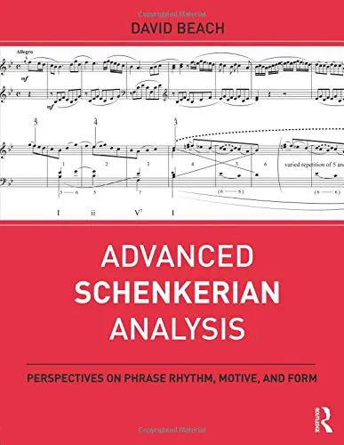 Cover of Advanced Schenkerian Analysis