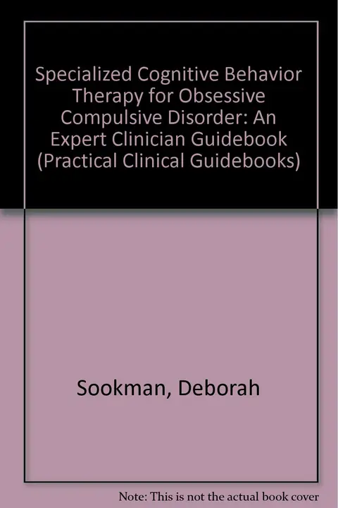 Cover of Specialized Cognitive Behavior Therapy for Obsessive Compulsive Disorder