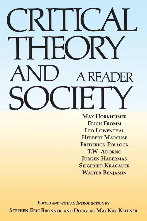 Cover of Critical Theory and Society