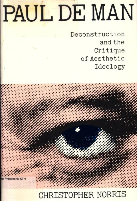 Cover of Paul De Man