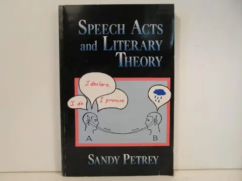 Cover of Speech Acts and Literary Theory