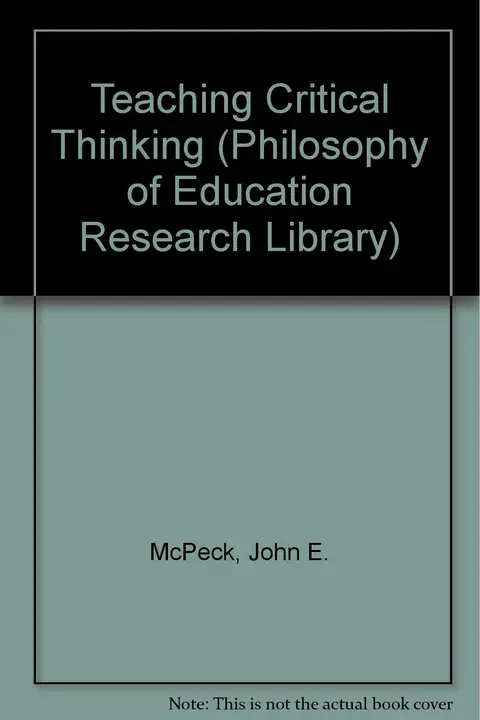 Cover of Teaching Critical Thinking