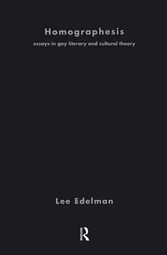 Cover of Homographesis