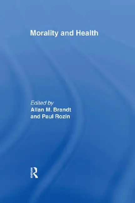 Cover of Morality and Health