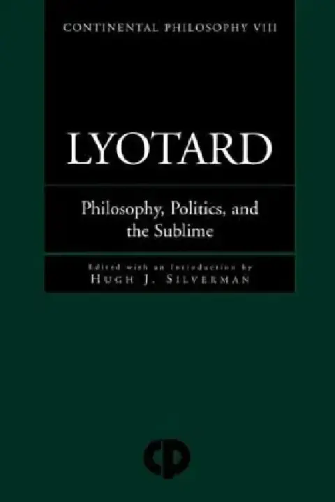 Cover of Lyotard