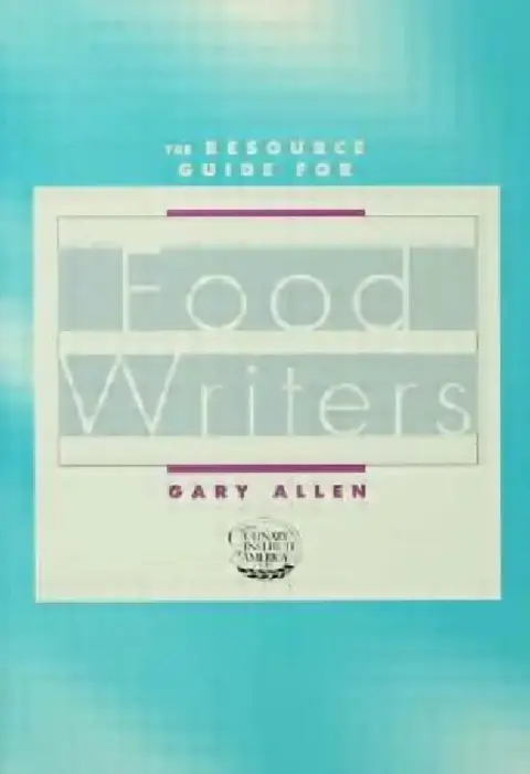 Cover of Resource Guide for Food Writers