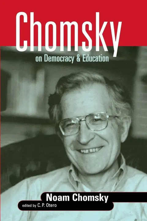 Cover of Chomsky on Democracy and Education