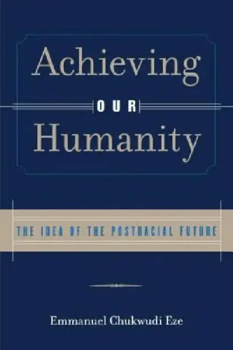 Cover of Achieving Our Humanity