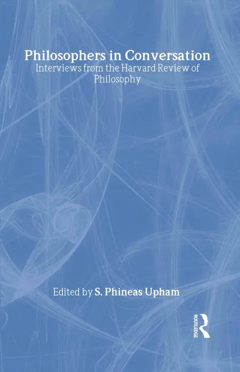 Cover of Philosophers in Conversation