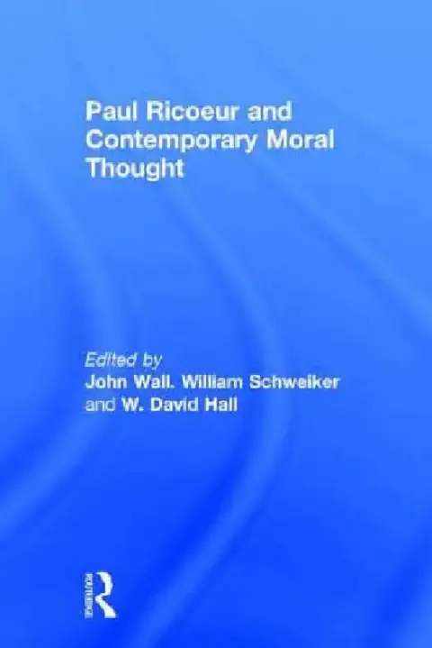 Cover of Paul Ricoeur and Contemporary Moral Thought