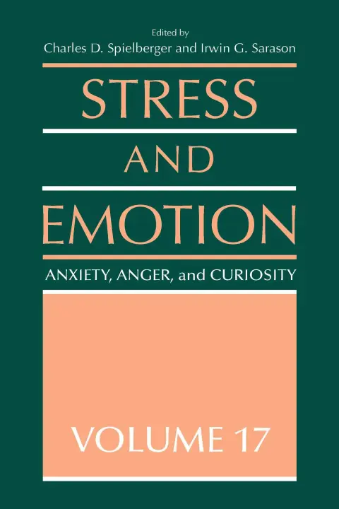 Cover of Stress and Emotion
