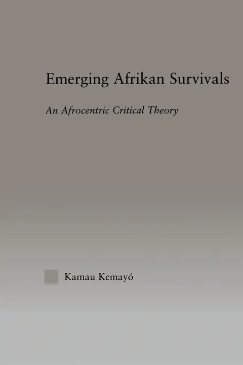 Cover of Emerging Afrikan Survivals