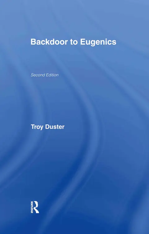 Cover of Backdoor to Eugenics