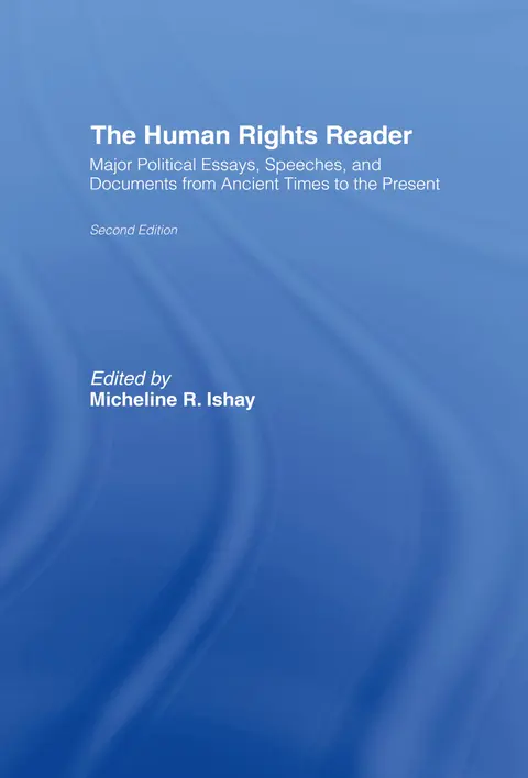 Cover of The Human Rights Reader