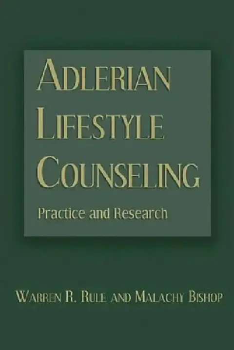 Cover of Adlerian Lifestyle Counseling