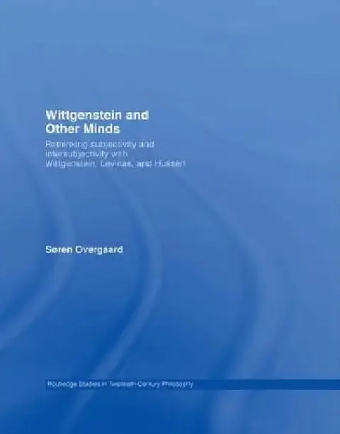 Cover of Wittgenstein And Other Minds