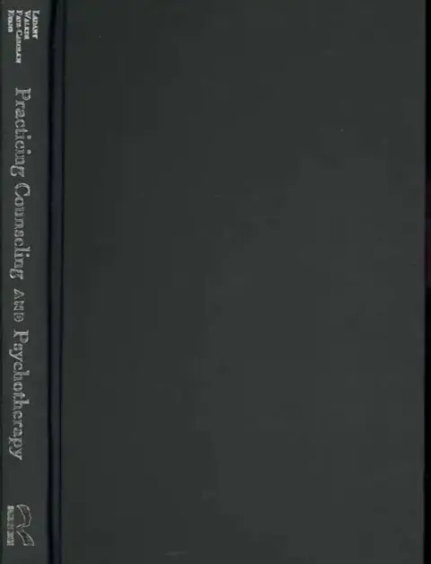 Cover of Practicing Counseling and Psychotherapy