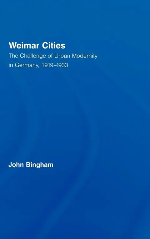 Cover of Weimar Cities