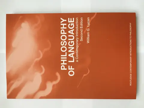 Cover of Philosophy of Language