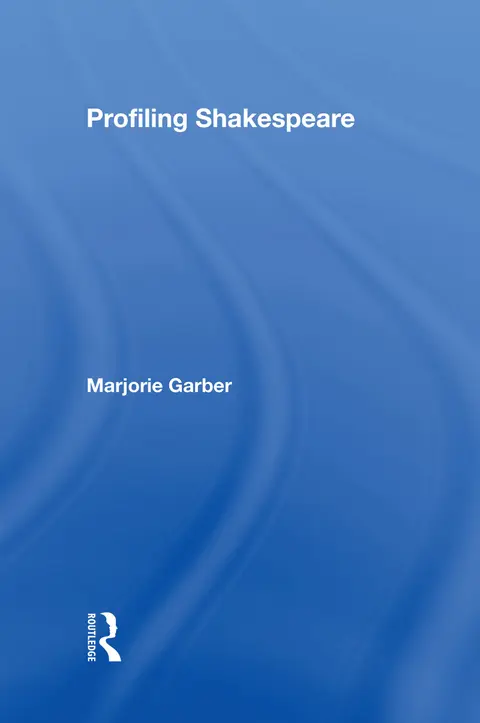 Cover of Profiling Shakespeare