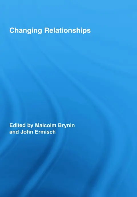 Cover of Changing Relationships