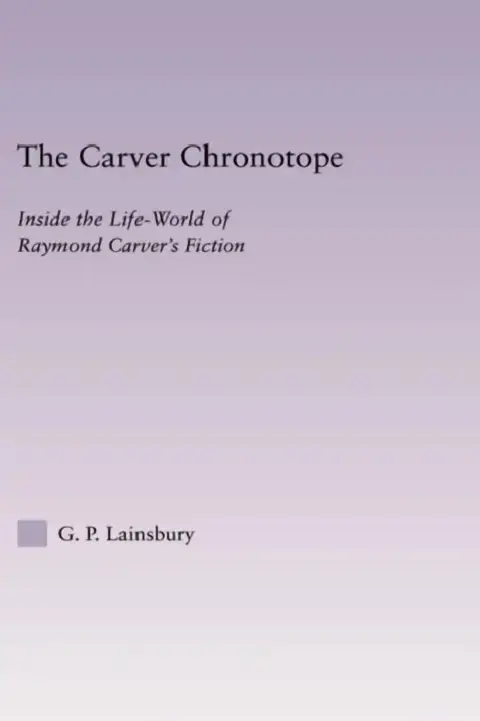 Cover of The Carver Chronotope