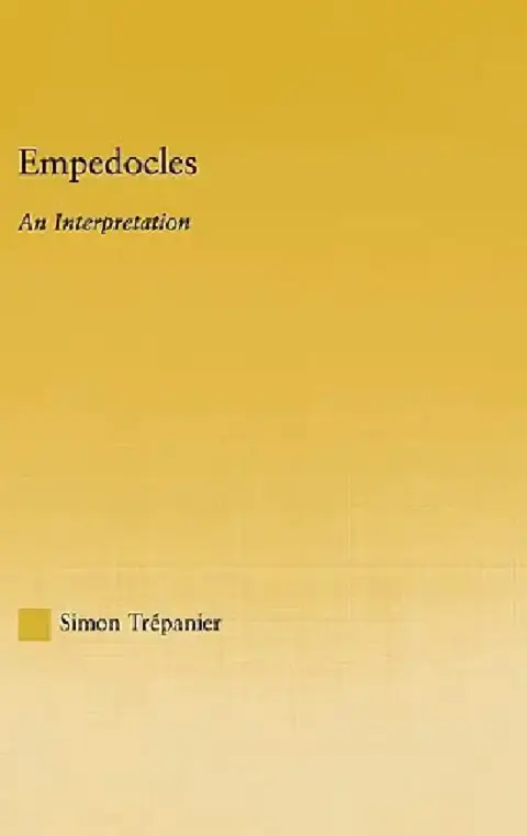 Cover of Empedocles